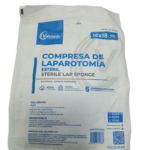COMPRESA PARA LAPARATOMÍA ESTÉRIL 18" X 18" - PAQUETE X 5 (E)