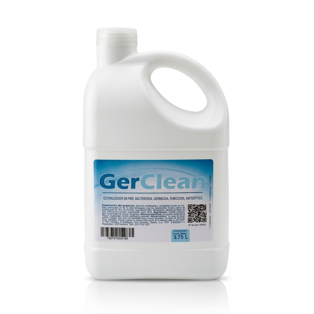 Gemini_Generated_Image_sllvlqsllvlqsllv GER CLEAN - ESTERILIZANTE EN FRIO - AMONIO CUATERNARIO (GALON) - Imagen 1